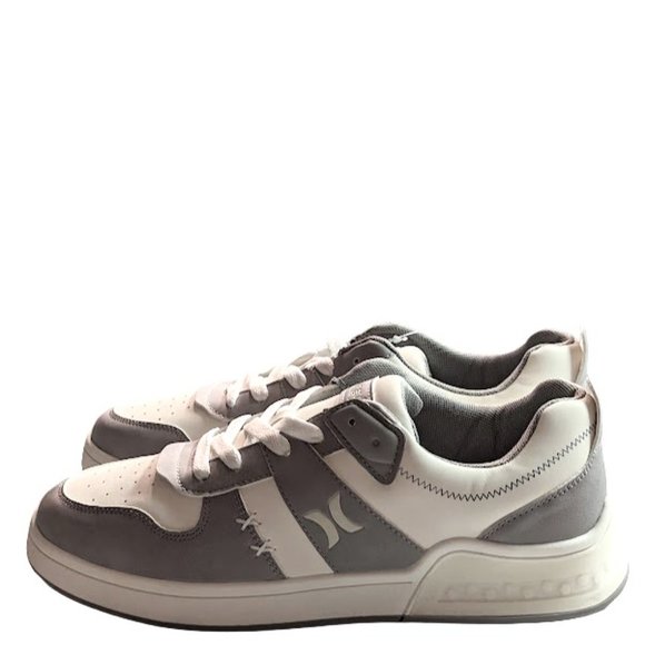 Hurleys 4365 Lulu Womens White Gray Cushion Footbed Skate Shoe Sneaker SZ 8 NWT - Picture 4 of 6